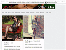 Tablet Screenshot of collants.biz